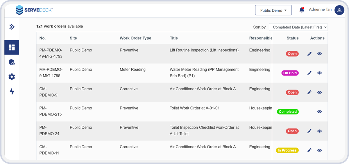 Benefits of ServeDeck Work Order Management 